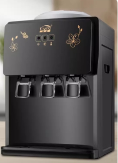 Automatic beverage vending machine that can heat or cool