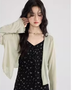 Women's knitted or crocheted cotton tops